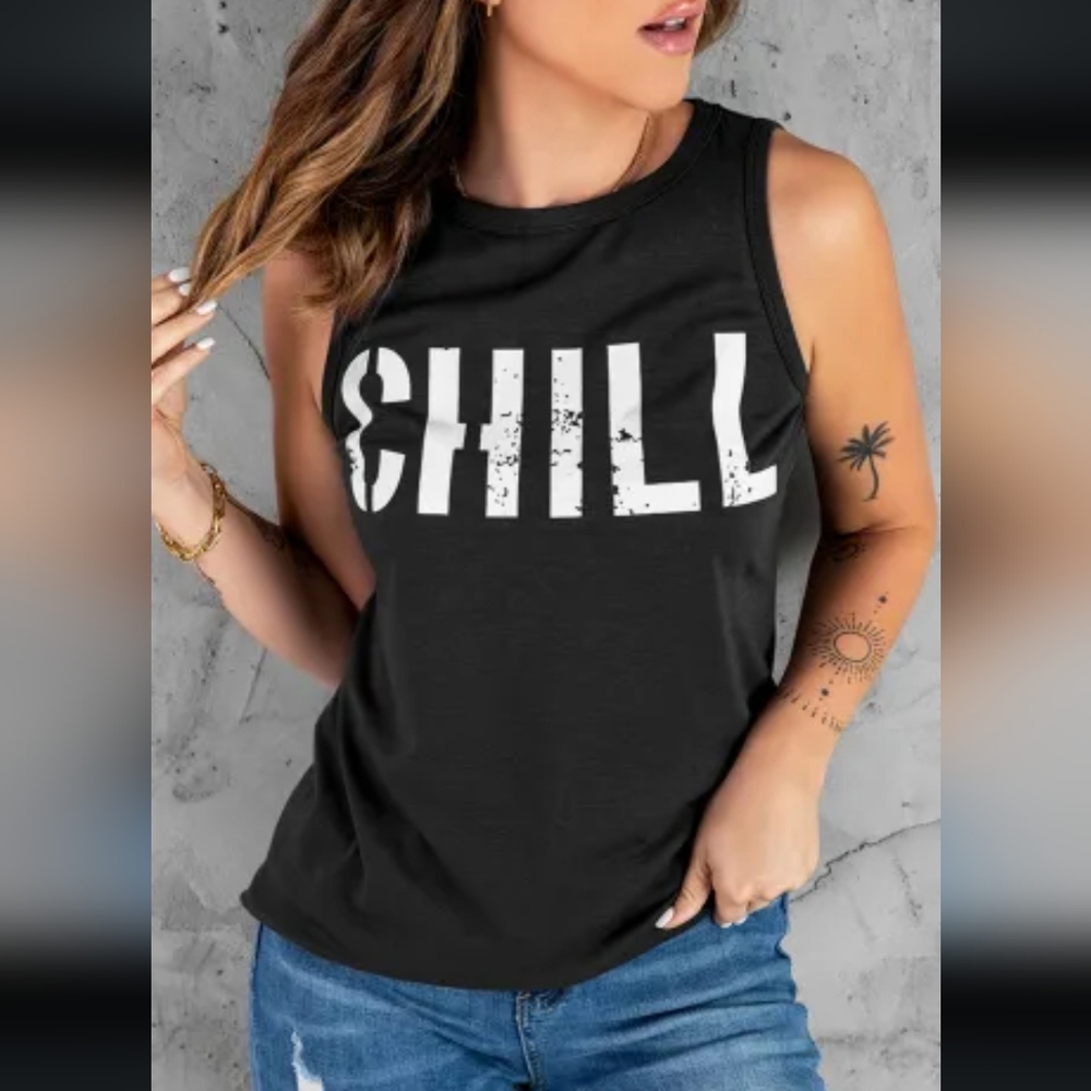 New black Chill tank - Picture 2 of 10